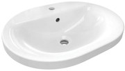 Lavabo da appoggio IDEAL STANDARD rettangolare in ceramica L 55 x H 17.5 x P 43 cm bianco