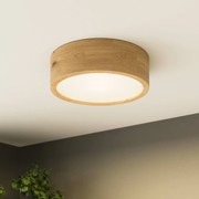 Envostar Kerio plafoniera, Ø 27 cm, rovere naturale