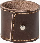 Set di 4 portatovaglioli in pelle Blush