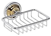 Portasapone 14x6,5 cm argento/oro