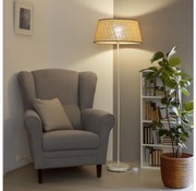 Brilagi - Lampada da terra LED CERIA 1xE27/40W/230V Ø 50 cm beige/bianco