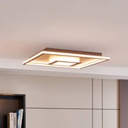 Lindby Pekela plafoniera LED, angolare, 60 cm