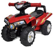 Quad per Bambini Rosso con Suoni e Luci