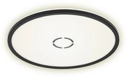 Plafoniera LED Free Ø 42 cm nero IP20 bianco naturale, 3000 lumen