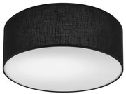 Plafoniera SIRJA 1xE27/60W/230V diametro 35 cm nero