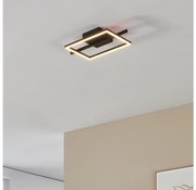 Eglo 901115 - Plafoniera LED dimmerabile AMANDOLO LED/17W/230V nero + +TC