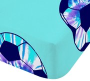 Lenzuolo con angoli per bambini turchese per letto matrimoniale 135x190 cm Tie Dye Football – Catherine Lansfield