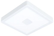 Plafoniera Contemporanea Da Esterno Iphias 2 Led Acciaio Bianco