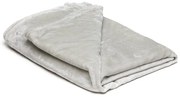 Coperta in micropile grigio chiaro , 150 x 200 cm - My House