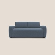 Duna Divano letto matrimoniale con materasso 20 cm in tessuto impermeabile T03 blu