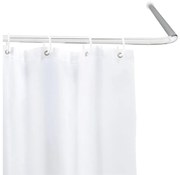 WENKO 19215100 - Supporto per barra UNIVERSAL 2x2 cm cromato/bianco