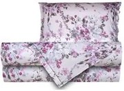 Completo letto singolo fiori acquerello