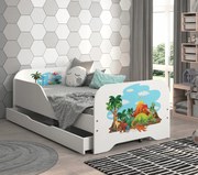 Letto completo per bambini 140 x 70 cm - DINO WORLD