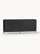Credenza in legno di pino scanalato Avourio