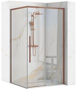Cabina doccia SOLAR Copper Brush 90x90