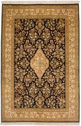 Cashmere Silk Tappeto 130 x 190 Beige (Indian) Annodato A Mano