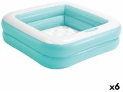 Piscina Gonfiabile per Bambini Intex Quadrato 57 L 86 x 25 x 86 cm (6 Unità)