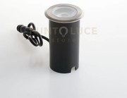 Segnapassi calpestabile a incasso led runner dc24v nikel rotondo 10...