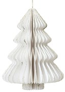 Albero di Natale Decoris Bianco Ø 30 x 40 cm Riattaccare Decorativo