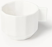 Set di 4 tazzine da caffè in porcellana Angoli