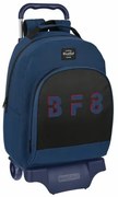 Trolley per la Scuola BlackFit8 Urban Nero Blu Marino (32 x 42 x 15 cm)