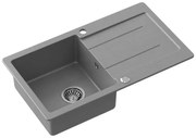 Samona - Lavello da cucina SAMONA 77x44 cm granito/grigio