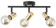 Brilliant - Faretto KERRY 3xE27/40W/230V nero/ottone