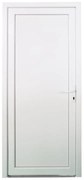 Portoncino d'ingresso in pvc Base L 90 x H 210 cm bianco apertura sinistra
