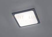 Plafoniera trave led quadrata  antracite 620160142