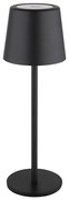 Globo 58482B-LED Lampada da tavolo ricaricabile da esterno dimmerabile VAN. 2W/5V 2200mAh IP44 nero