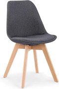 Sedia tessile K303 grigio scuro - H 83 cm