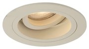 Set di 6 faretti da incasso moderni beige GU10 50mm orientabili e inclinabili - Chuck