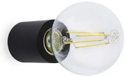 FARO 62151 - Applique TEN 1xE27/20W/230V nera