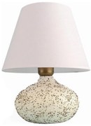 Lampada da tavolo RAMZES 1xE27/40W/230V bianca