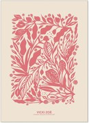 Stampa incorniciata Salmon Rose Garden