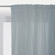 Tenda Millerighe bianco/celeste, fettuccia 200x290 cm