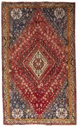 Shiraz Tappeto persiano 160 x 260 Rosso (Iran) Annodato A Mano