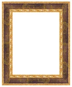 Cornice Rovy dorato lucido per foto da 30x40 cm