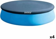 Copertura per piscina Intex Blu Marino Ø 396 cm Rotondo (4 Unità)