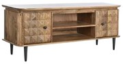 Mobile TV DKD Home Decor Naturale Metallo Legno di mango 140 x 40 x 55 cm