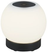 Lampada Da Tavolo Moderna Poka Plastica Bianco Led Integrato 3W 3000K