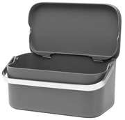 Bidone per l'umido in grigio scuro 1,8 l SinkSide – Brabantia