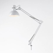 Lampada Da Scrivania Moderna Arc Bianco 1 Luce E27