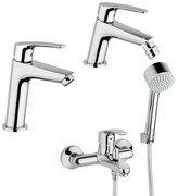 Jacuzzi | Rubinetteria Lucente set miscelatori gruppo vasca lavabo e bidet per piletta click clack