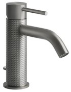 Miscelatore lavabo con scarico steel brushed cesello 54401 gessi