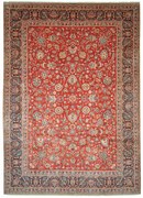 Kashan Tappeto persiano 440x300 Rosso (Iran) Annodato A Mano