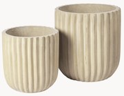 Set di 2 portavasi Fiber