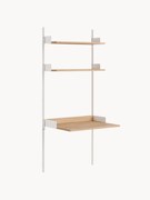 Scrivania da parete con ripiani New Works