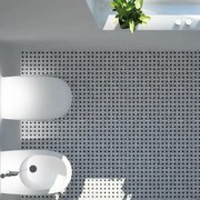 Mosaico in marmo Twist bianco L 30 x L 30.5cm x Sp. 8 mm, 10 pezzi