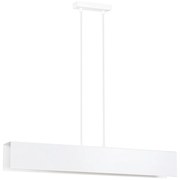 Lampadario Moderno 3 Luci Gentor In Acciaio Bianco